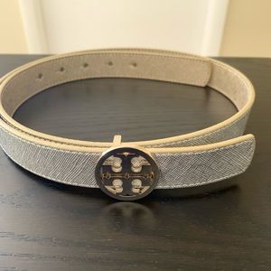Tory Burch silver/gold reversible belt